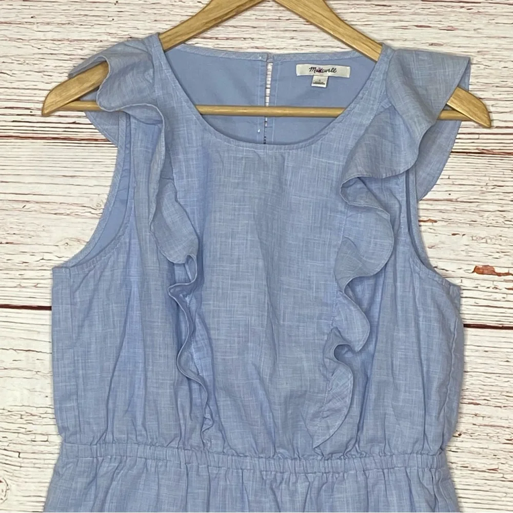 Madewell Bellflower Ruffle Dress Sz 6